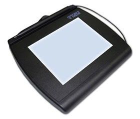 TOPAZ, FACTORY DROP SHIP ONLY, SIGNATURE GEM LCD 4X5 WI-FI WIRELESS ELECTRONIC SIGNATURE PAD, WITH SOFTWARE, 1-YEAR FACTORY WARRANTY